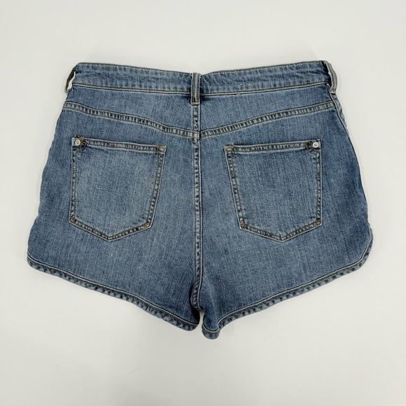 Anthropologie Pilcro High Rise Track Short Shape Jean Shorts Size 31 - Picture 15 of 15